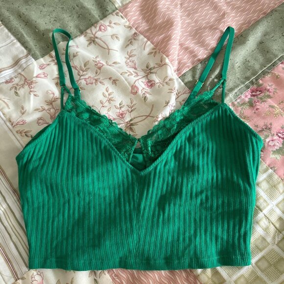 Lace Cropped Cami - Picture 1 of 2